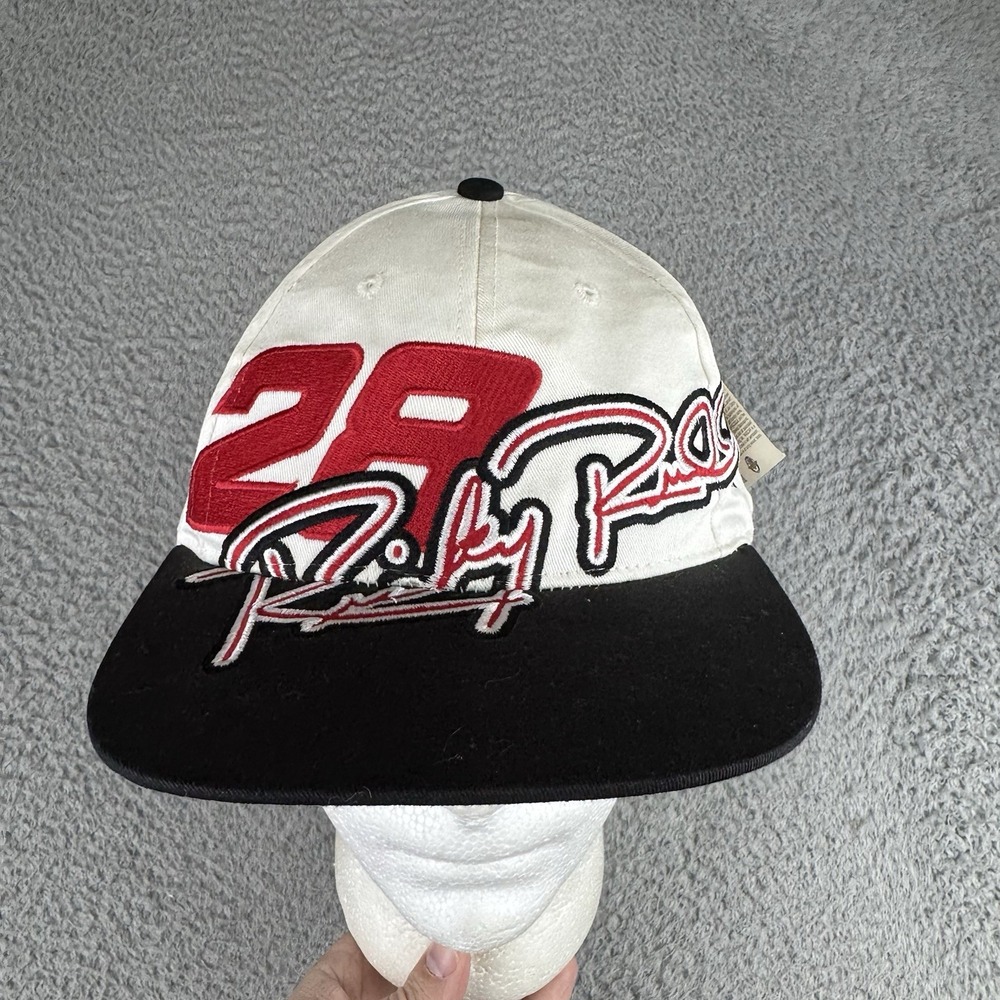Chase NWT Vintage Ricky Rudd, #28, RYR SnapBack‎ NASCAR Hat; New/NOS. Y2k